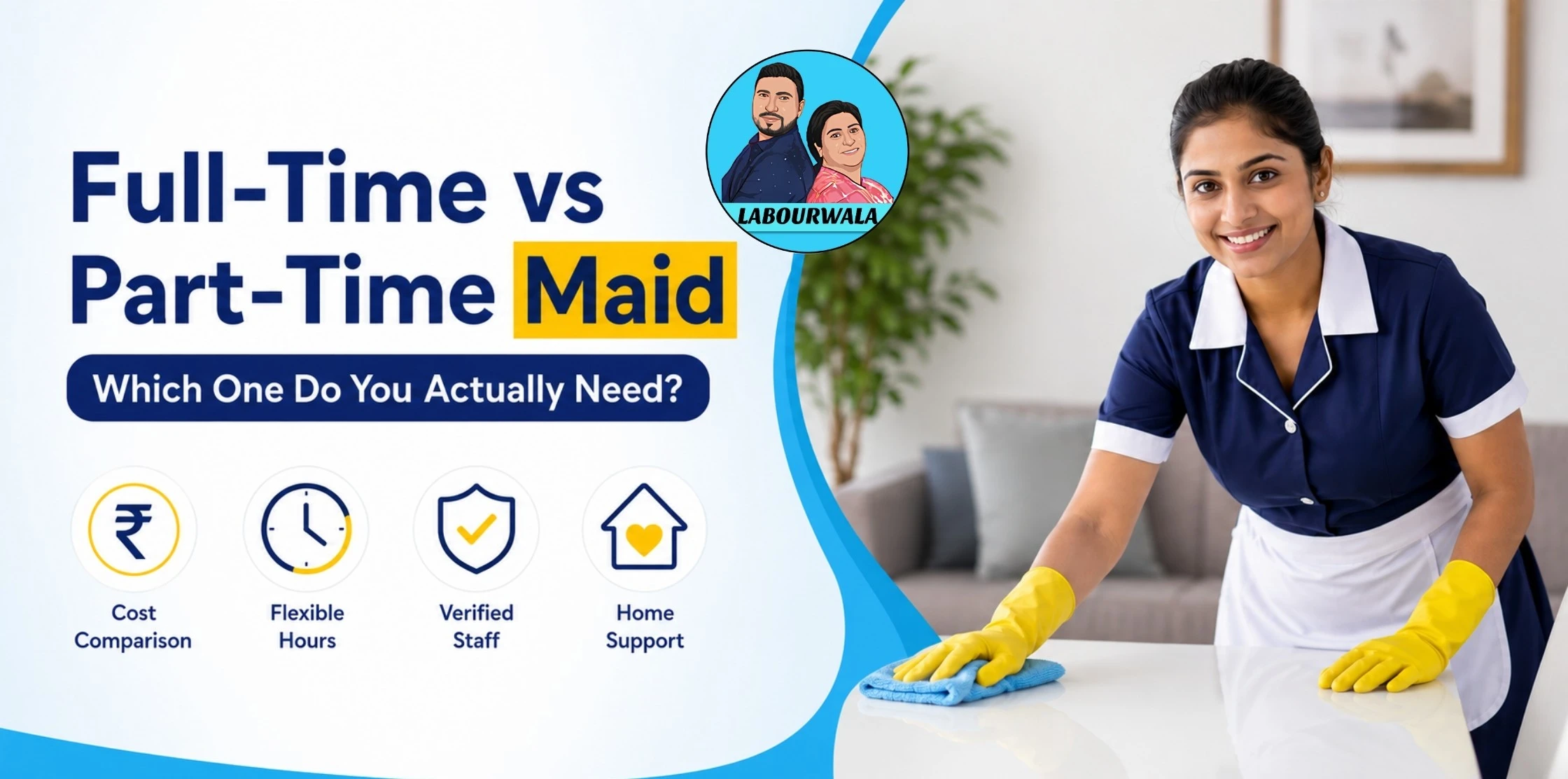 House Maid Services in Dehradun - Labourwala